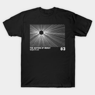 The Sisters of Mercy - Retro 80s Tribute Design T-Shirt